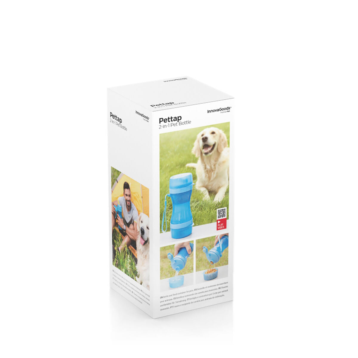 2-in-1 Pet Travel Bottle for Food & Water | Sfera Pets