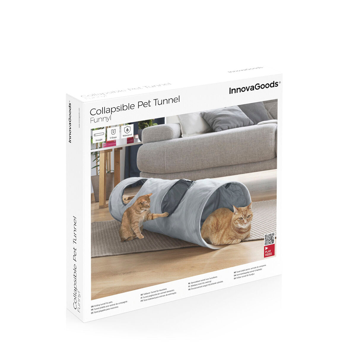 Interactive Play Tunnel for Cats & Small Dogs | Sfera Pets