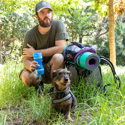 2-in-1 Pet Travel Bottle for Food & Water | Sfera Pets